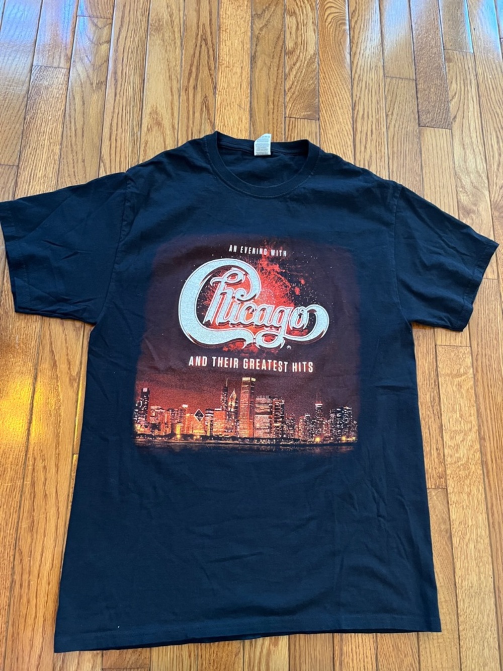 Chicago Band Tee Tour 2021 Concert An Evening With Rock Music M Cotton